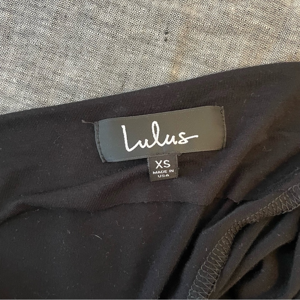 Lulu's Black Backless Long Sleeve Bodysuit XS NWOT - Picture 11 of 16